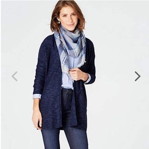 NWT J.Jill Relaxed Open Front Cardi